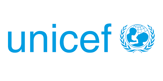 Unicef logo in a slider